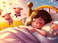 قصه یه گوسفند، دو گوسفند، یه خواب راحت برای کودکان
