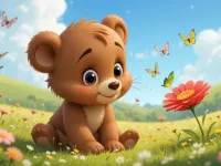 آموزش نقاشی خرس نی نی به روش ساده برای کودکان