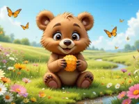 آموزش نقاشی خرس قهوه ای در 6 مرحله ساده برای کودکان