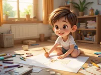 آموزش نقاشی آهو به روش ساده و مرحله ای