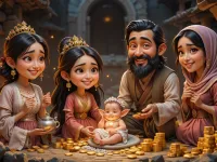داستان قدیمی گل خندان و تاجر راستگو