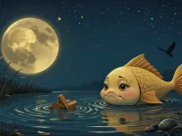 قصه کودکانه شب ماهی و ماه: خدای مهربون