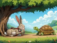 قصه کوتاه کودکانه خرگوش و لاکپشت