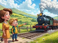 قصه ماجرای قطار و تخیلات آدام برای کودکان