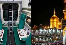 کاروان زیارتی مشهد از شیراز با قطار