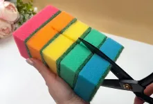 دیگه با اسکاچ ظرف نشور / ایده خلاقانه ساخت دکوری با اسکاچ