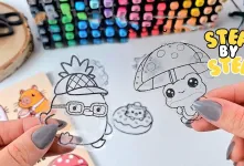 نقاشی های خودتو رو تبدیل به برچسب کن / نحوه ساخت استیکرهای شفاف در خانه