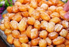 طرز تهیه شیرینی و دونات لقمه ای ۵ دقیقه ای برای عصرانه و پذیرایی