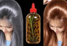ساخت رنگ موی طبیعی در خانه با پوست انار و چای سیاه