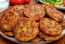 طرز تهیه کتلت عربی بدون گوشت و تخم مرغ، شام ترد و فوق العاده اقتصادی