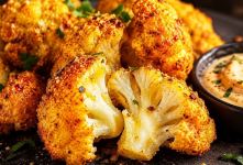 طرز تهیه گل کلم سوخاری شام سریع و خوشمزه