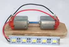 نحوه ساخت یک ژنراتور انرژی رایگان با استفاده از دو موتور DC