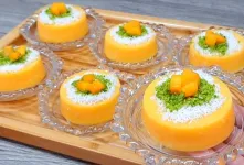 اگر یک انبه و یک بسته پودر ژله دارید این دسر خوشمزه و سه سوته رو درست کنید!