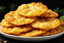 طرز تهیه نان فطیر (پفک) با آب پرتقال؛ یک شیرینی ساده و خوشمزه در ۵ دقیقه!