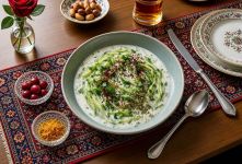آموزش ماست و خیار ترکیه ای / خوشرنگ ، خوشمزه و متفاوت
