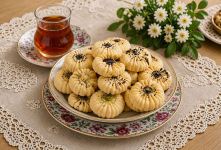 شیرینی برنجی خونگی؛ خوشمزه در چند مرحله ساده