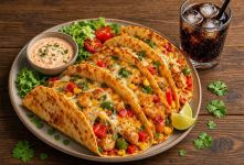 طرز تهیه ساندویچ تاکوی مرغ؛ خوشمزه، پنیری و سریع