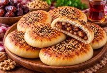 طرز تهیه نان خرمایی تابه ای؛ نرم و خوشمزه بدون فر و با مواد ساده