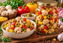 طرز تهیه ترشی قارچ رستورانی در خانه؛ ساده، خوشمزه و پرطرفدار