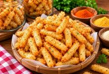 طرز تهیه پفک خانگی با آرد و تخم مرغ؛ ترد و خوشمزه مثل بازاری!
