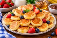 طرز تهیه پنکیک لقمه ای پفکی؛ بدون فر و با مواد ساده آشپزخانه