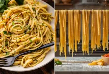 طرز تهیه نودل ایتالیایی با سس مخصوص