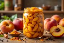 طرز تهیه ترشی هلو با تمرهندی با آموزش مرحله به مرحله