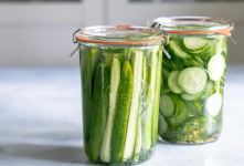 آموزش تهیه پیکل خیارشور فوری یخچالی ترد و خوشمزه