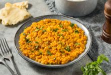 طرز تهیه دال عدس پلو مجلسی با برنج ایرانی (برای ۴ نفر)