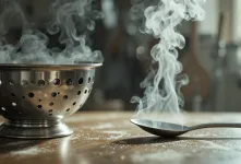 معنی و مفهوم ضرب المثل 'آبکش به کفگیر می گوید چقدر سوراخ داری'