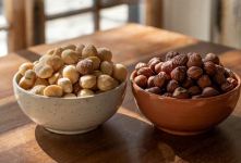 تفاوت ماکادمیا و فندق، از طعم و ظاهر تا خواص و قیمت