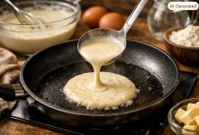 طرز تهیه پنکیک ساده با آب؛ روش درست کردن پنکیک ساده، نرم و پفکی بدون شیر