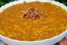طرز تهیه کچلیک بشتباش؛ غذای سنتی مازندرانی با عدس و کدو