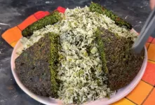 طرز تهیه سبزی پلو با کوکو / سبزی پلو این بار با کوکو