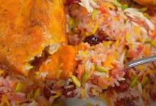 تهیه آلبالو پلو مجلسی با مرغ / آلبالو پلو را با این دستور درست کنید