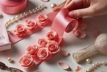 آموزش ساخت گل رز با روبان ساتن در چند دقیقه!