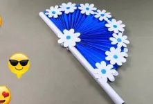 آموزش ساخت بادبزن کاغذی برای خنک کردن اتاق!