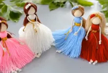 آموزش ساخت عروسک پشمی با کاموا و مقوا!