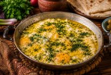 پنیر برشته؛ غذای اصیل گیلانی با پنیر محلی و تخم مرغ