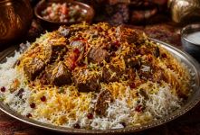 طرز تهیه چلو گوشت لای برنج؛ غذای مجلسی و خوش عطر با رازهای خوشمزه شدن