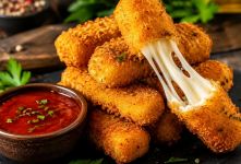 طرز تهیه پنیر موزارلا سوخاری؛ کش دار، طلایی و فوق العاده ترد