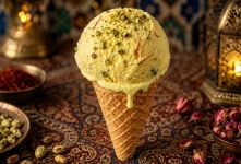 طرز تهیه بستنی خانگی با شیر؛ بدون ثعلب و خامه، ساده و کشدار!