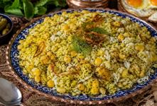 دمپختک باقالی با شوید؛ غذای اصیل تهرانی، ساده و خوش عطر با عطر کره و زعفران