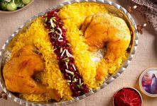 باسترما پلو با ران مرغ؛ یک پلوی اعیانی و خوش عطر برای مهمانی