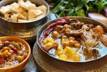 یخنی نخود زنجانی؛ غذای اصیل و مقوی زنجان با عطر نخود و گوشت