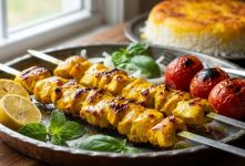 جوجه کباب نرم و آبدار با ماست و زعفران؛ راز خوشمزگی جوجه های رستورانی در خانه!
