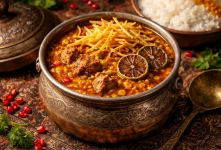 طرز تهیه خورشت قیمه مجلسی با ترفند ترد ماندن سیب زمینی؛ راز قیمه خوش رنگ و جاافتاده رستورانی!