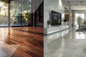 مقایسه پارکت و سنگ / کدام پوشش کف برای شما مناسب تر است؟