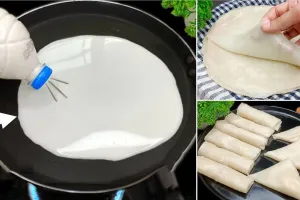 طرز تهیه خمیر همه کاره برای سمبوسه و دلمه در ۲ دقیقه