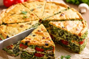 غذا با کلم بروکلی / طرز تهیه کیک کلم بروکلی بدون نیاز به گوشت